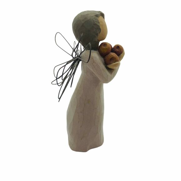 Willow Tree Good Health Angel Figurine 2003 Susan Lordi Harvest Apples Angel - Picture 3 of 16
